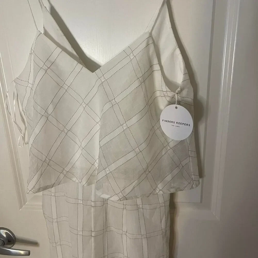 Finders keepers Women's White and Cream Jumpsuit - Picture 6 of 7